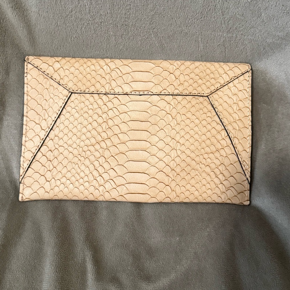 New Loeffler Randall Python Embossed Leather Tan … - image 2